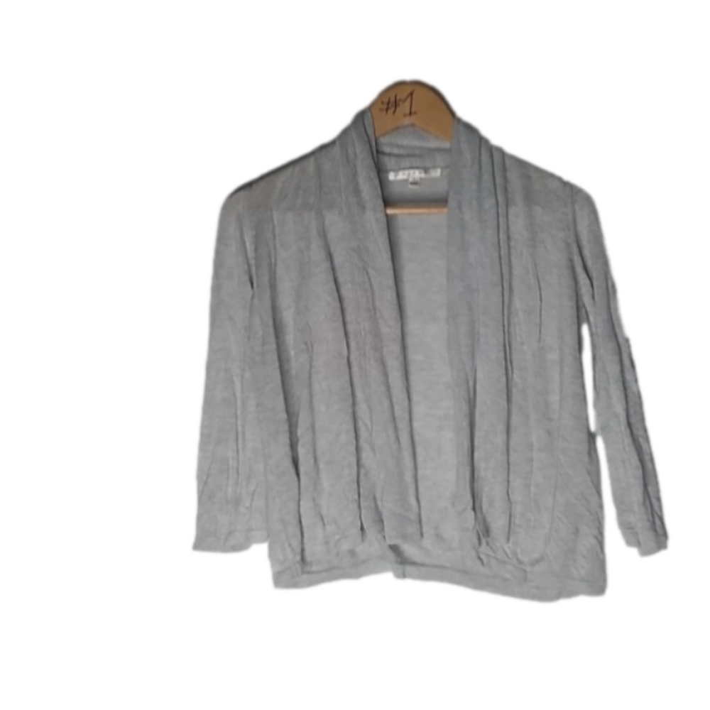 Women's Large open cardigan. Grey Cyrus cardigan. Open sweater